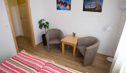 Habitación con 1 cama doble o 2 individuales