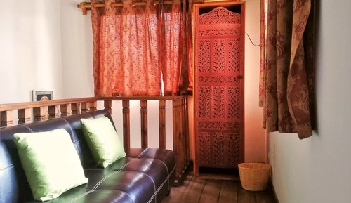 Cabaña de diseño, varias camas, baño privado