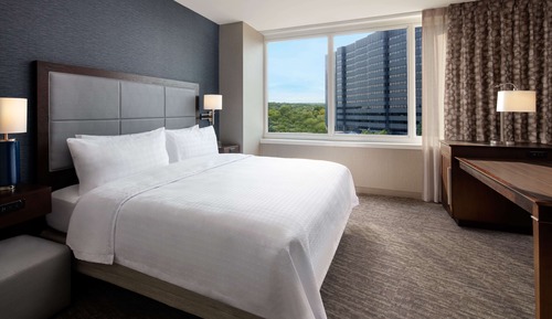 Suite estudio, 1 cama de matrimonio grande, vistas a la ciudad