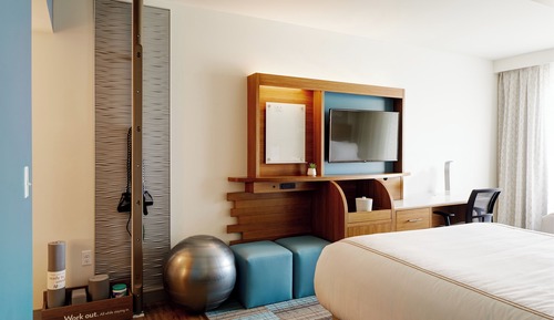 Habitación estándar, 2 camas de matrimonio, vistas a la ciudad
