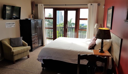 Suite estudio superior, cocina, vistas al mar