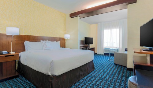 Suite, 1 cama de matrimonio grande con sofá cama