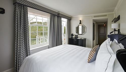 Habitación, 1 cama de matrimonio, terraza, vistas al río
