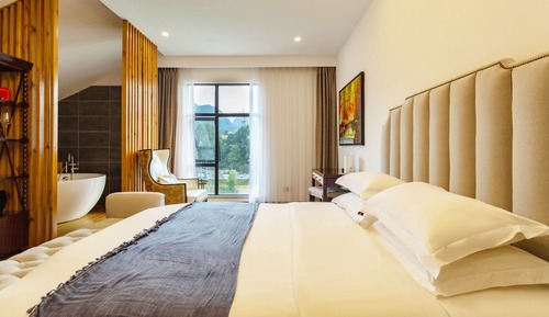 Suite estudio de lujo, 1 cama de matrimonio grande, bañera, vistas al río