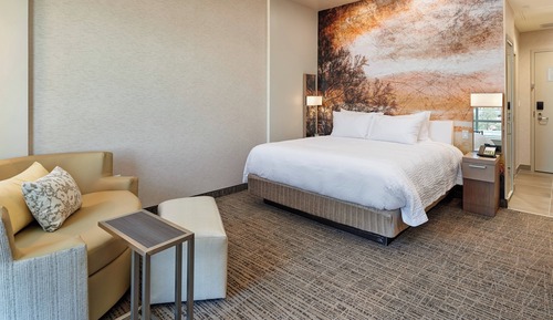 Habitación, 1 cama de matrimonio grande con sofá cama
