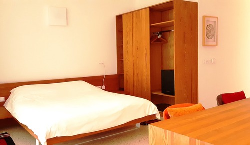 Habitación cuádruple, varias camas, vistas al valle