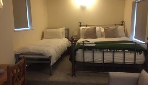 Habitación estándar con 1 cama doble o 2 individuales, baño privado, vistas al jardín (Room 1)