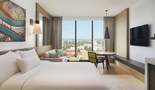 Habitación Premier, 1 cama de matrimonio grande, vistas a la ciudad