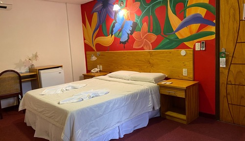 Habitación estándar doble, 1 cama de matrimonio, vistas a la laguna