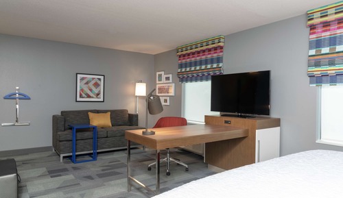 Estudio, 1 cama de matrimonio grande, accesible para personas con discapacidad (Hearing)