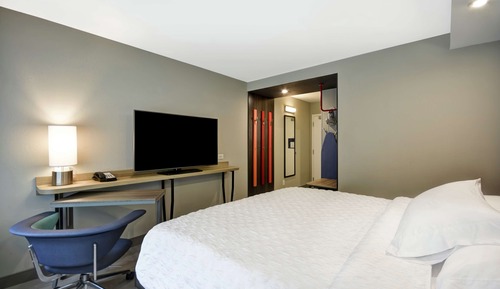 Habitación, 1 cama de matrimonio grande, accesible para personas con discapacidad, bañera