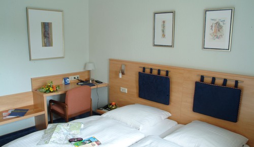 Habitación básica con 1 cama doble o 2 individuales