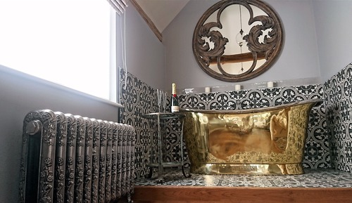 Habitación Deluxe, 1 cama de matrimonio grande, bañera