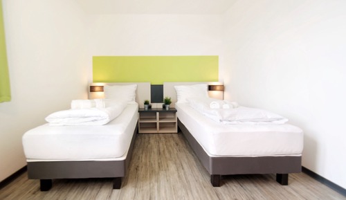 Habitación estándar con 2 camas individuales, baño privado