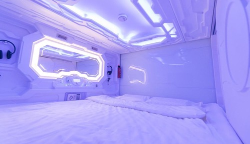 Suite, dormitorio mixto, no fumadores, Aire acondicionado (Double Capsule)