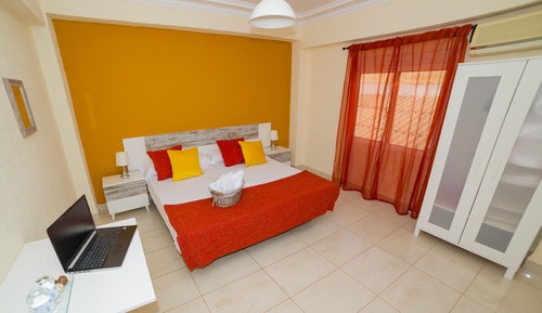 Habitación doble, 2 camas individuales, baño compartido