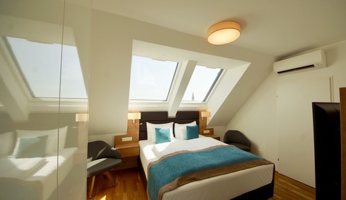 Apartamento presidencial, 2 habitaciones, balcón, vistas a la ciudad