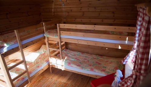 Cabaña, baño compartido (Camping)