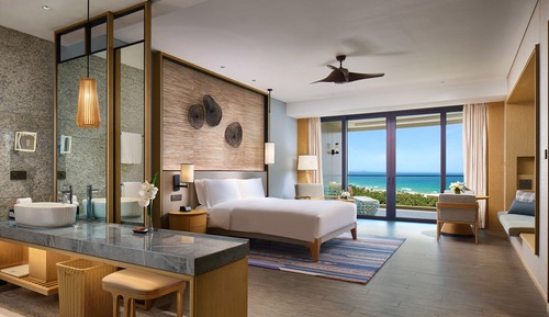 Habitación estándar, 1 cama de matrimonio grande, vistas al mar