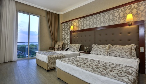 Habitación con 1 cama doble o 2 individuales, vistas al mar