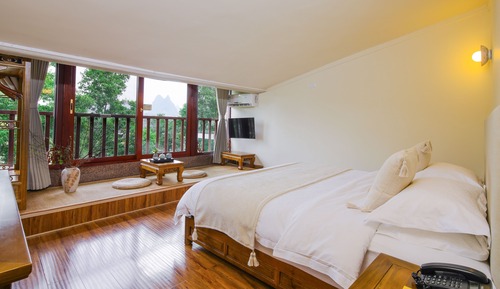 Habitación doble, vistas a la montaña