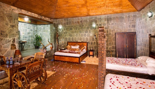 Habitación familiar, balcón