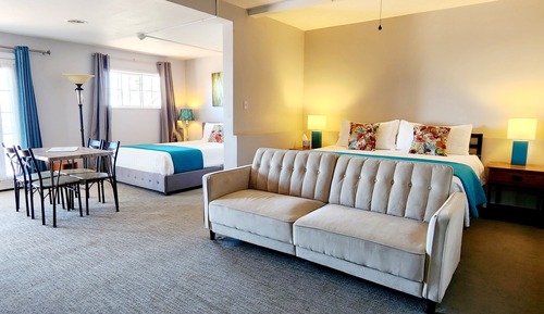 Suite Deluxe, varias camas, terraza, vistas a la montaña