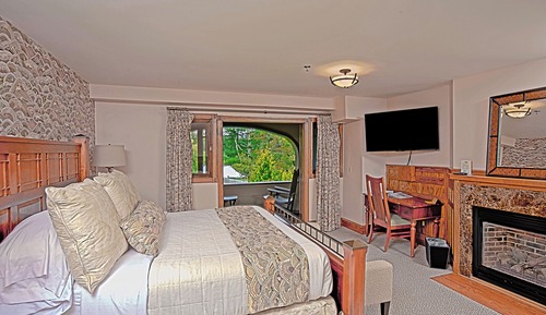 Habitación de lujo, 1 cama de matrimonio grande, balcón, vistas al lago