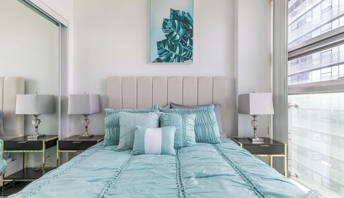Apartamento ejecutivo, 1 cama de matrimonio con sofá cama, vistas al lago