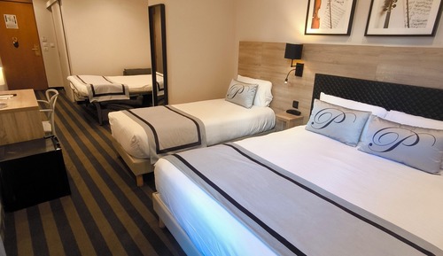 Habitación cuádruple económica, planta baja
