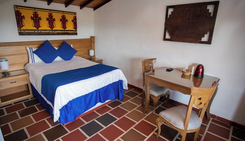 Cabaña estándar, 1 cama doble con sofá cama