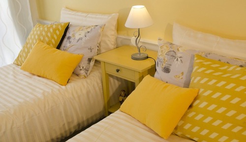 Habitación con 1 cama doble o 2 individuales