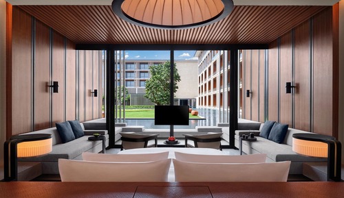 Estudio, 1 cama de matrimonio grande, vistas al jardín (Waterfront)