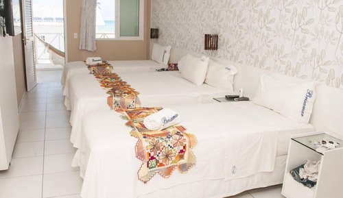 Habitación familiar, vistas al mar