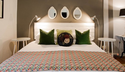 Habitación estándar doble, 1 cama de matrimonio grande, terraza