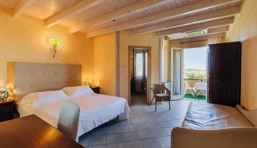 Habitación doble, balcón, vistas al mar