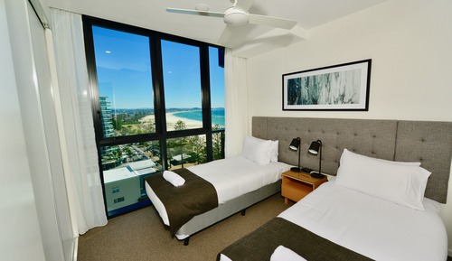 Apartamento, 2 habitaciones, vistas al mar (High Floor)
