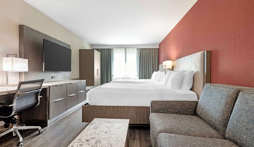 Habitación estándar, 2 camas de matrimonio, no fumadores, frigorífico y microondas