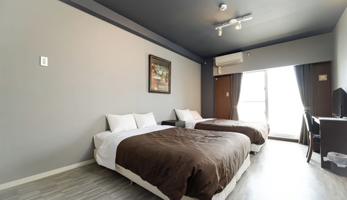 Habitación con 2 camas individuales, accesible para personas con discapacidad