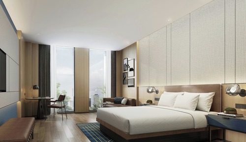 Habitación clásica, 1 cama de matrimonio grande, vistas a la ciudad