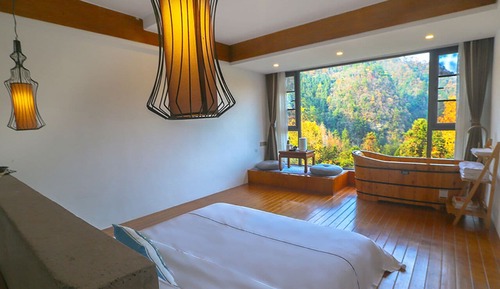 Habitación tradicional, bañera