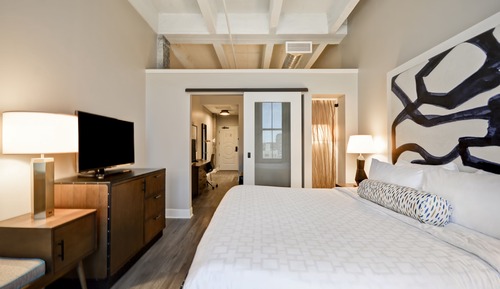 Suite, 1 cama de matrimonio grande con sofá cama