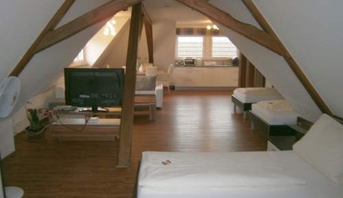 Loft, no fumadores, frigorífico y microondas
