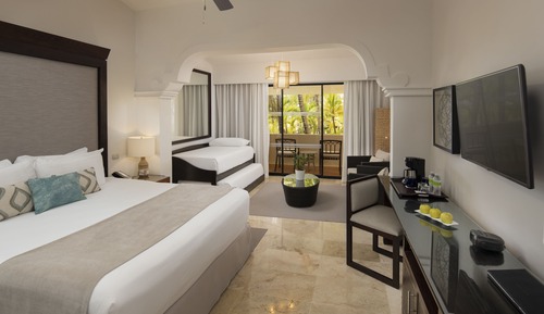 Family Room Tropical Palms