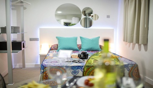 Alojamiento suite junior con terraza
