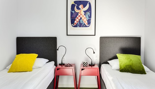 Habitación con 2 camas individuales