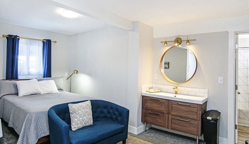 Suite estudio, 1 cama de matrimonio, chimenea