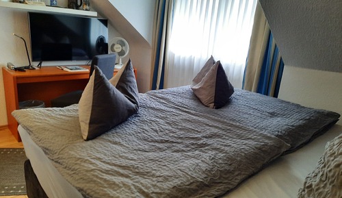 Habitación estándar doble, baño privado (Doppelzimmer Standard)