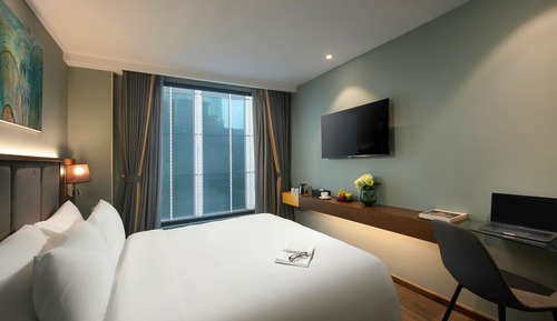 Habitación superior, 1 cama de matrimonio grande