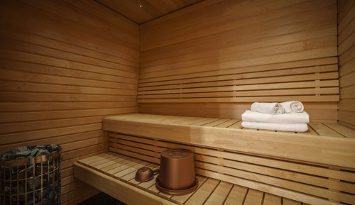 Habitación superior, sauna